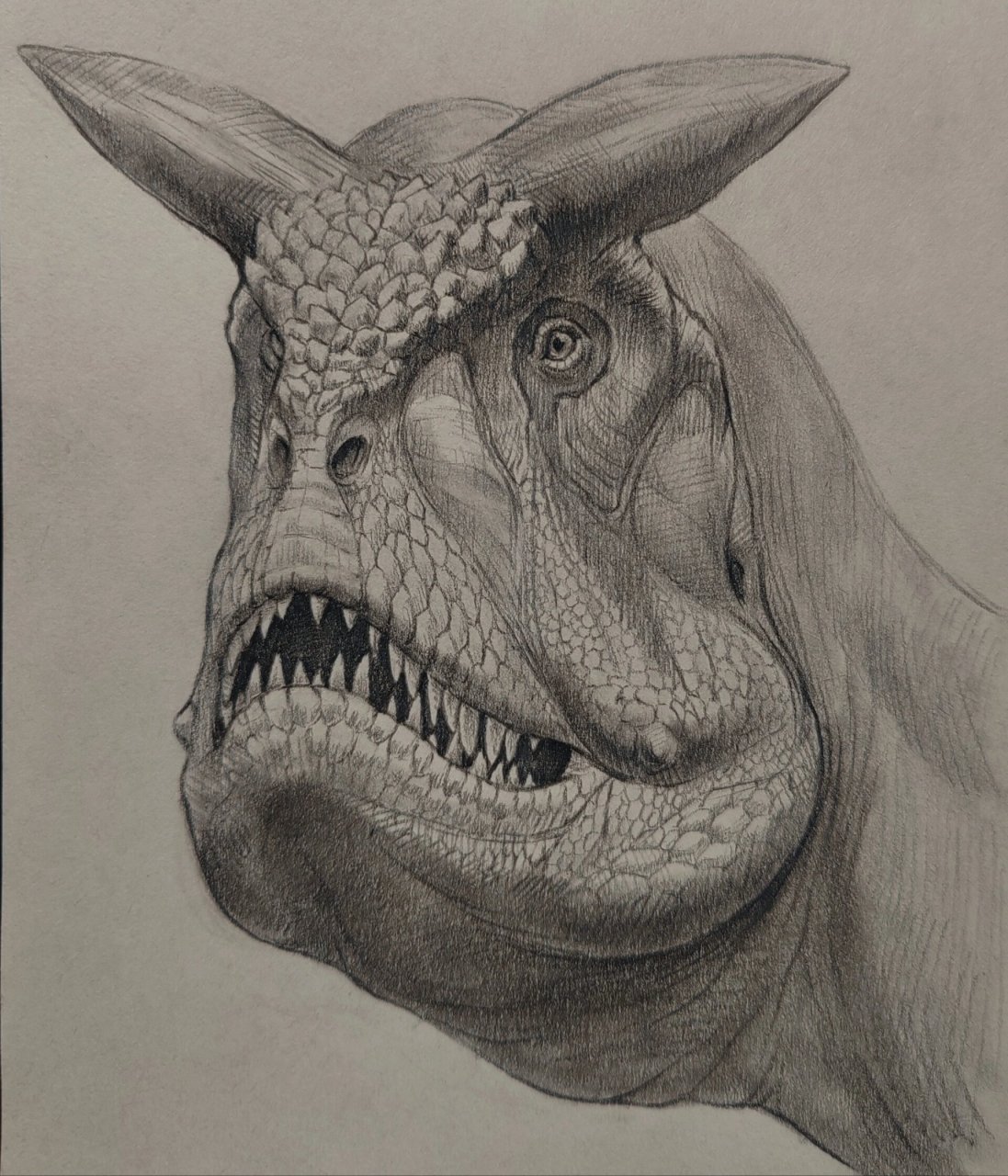 牛龙证件照 把帅气的食肉牛龙画成了窝瓜