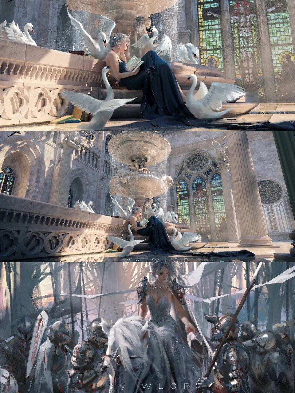 鬼刀插画合集⁰¹|你可以永远相信wlop!