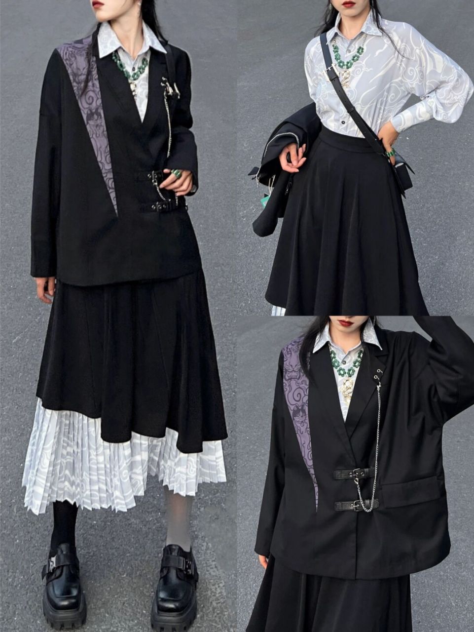 ootd如果中国校服是这样95西式设计7015新国风 前几年火了jk