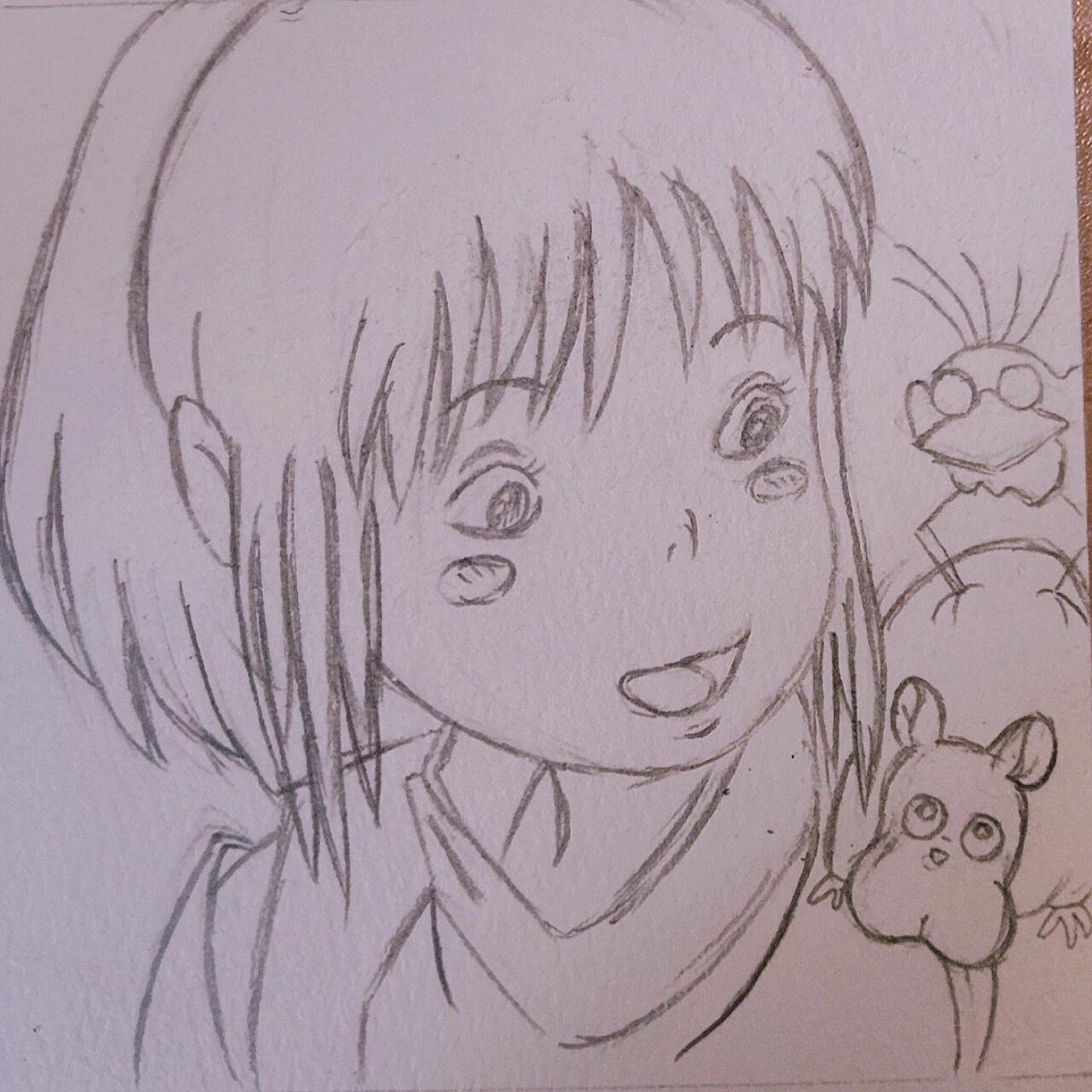 零基础自学画画③之《千与千寻》千寻