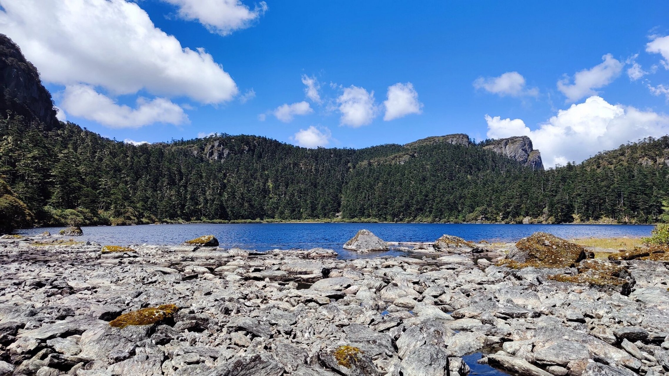 香格里拉小中甸千湖山一日游 来回大约10km,上山坡度比较缓,两个5岁