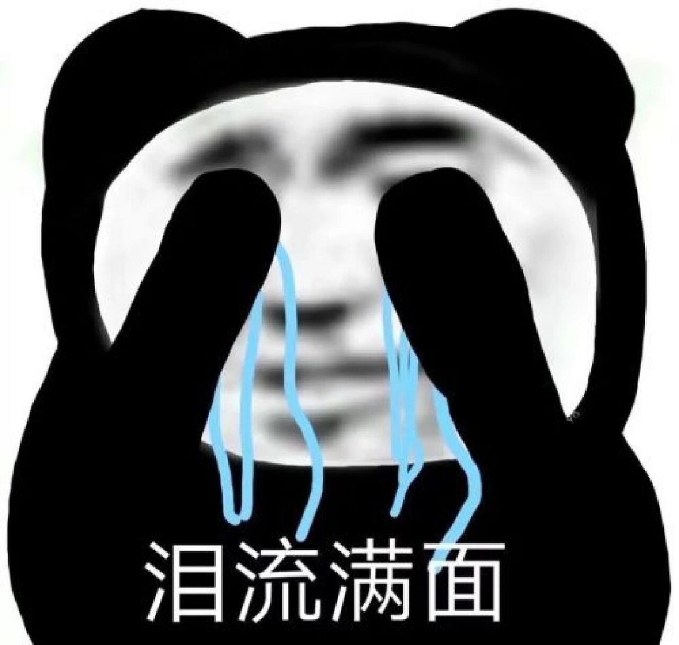 熊猫头哭泣表情包合集 熊猫头花式哭,哭出你滴委屈