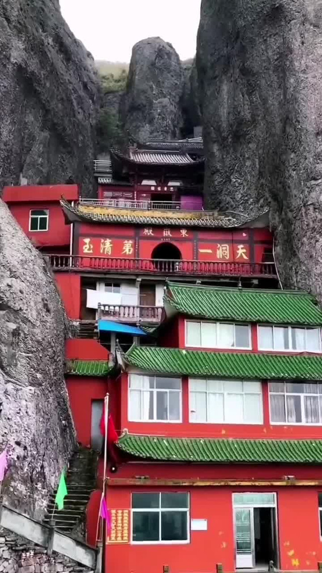 雁荡山羊角洞景区,环境静谧迷人