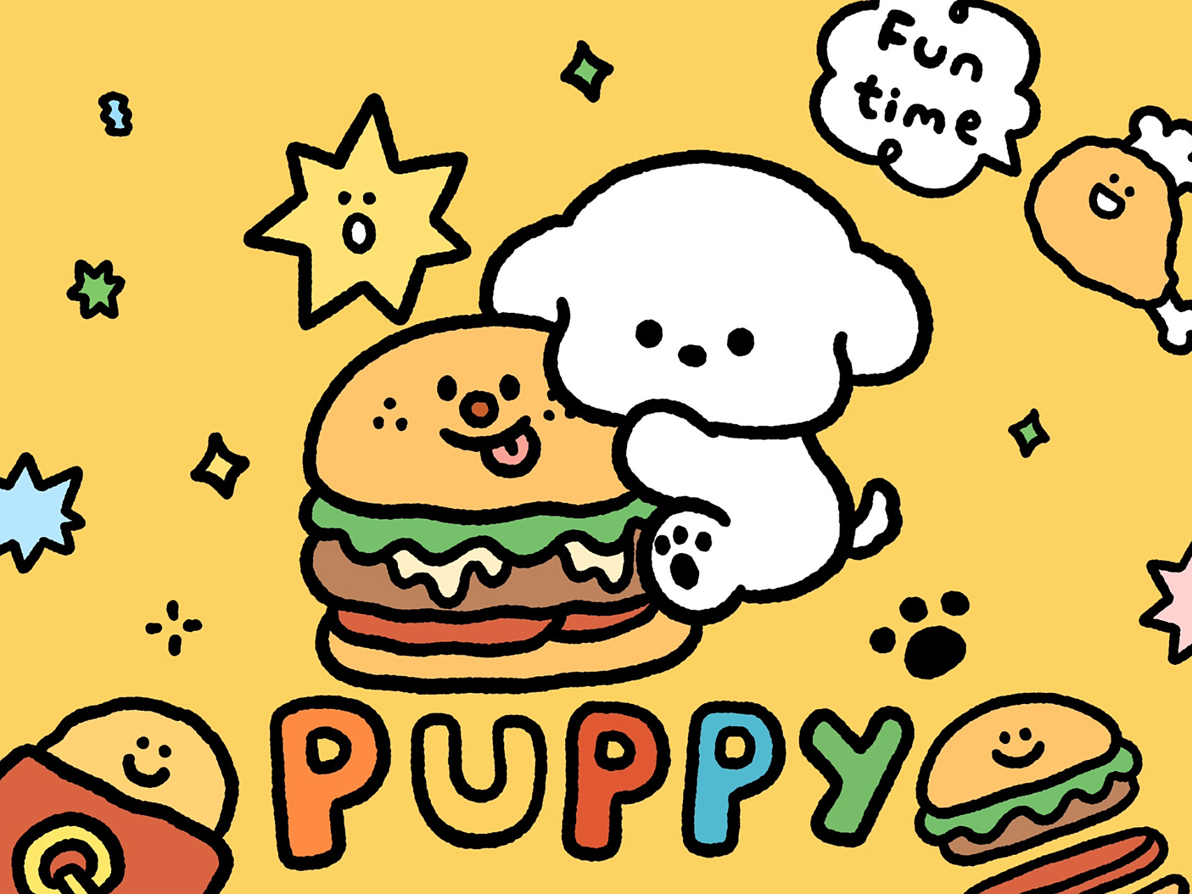 是你们要的ipad壁纸啦～ 重新排了版面嘻嘻