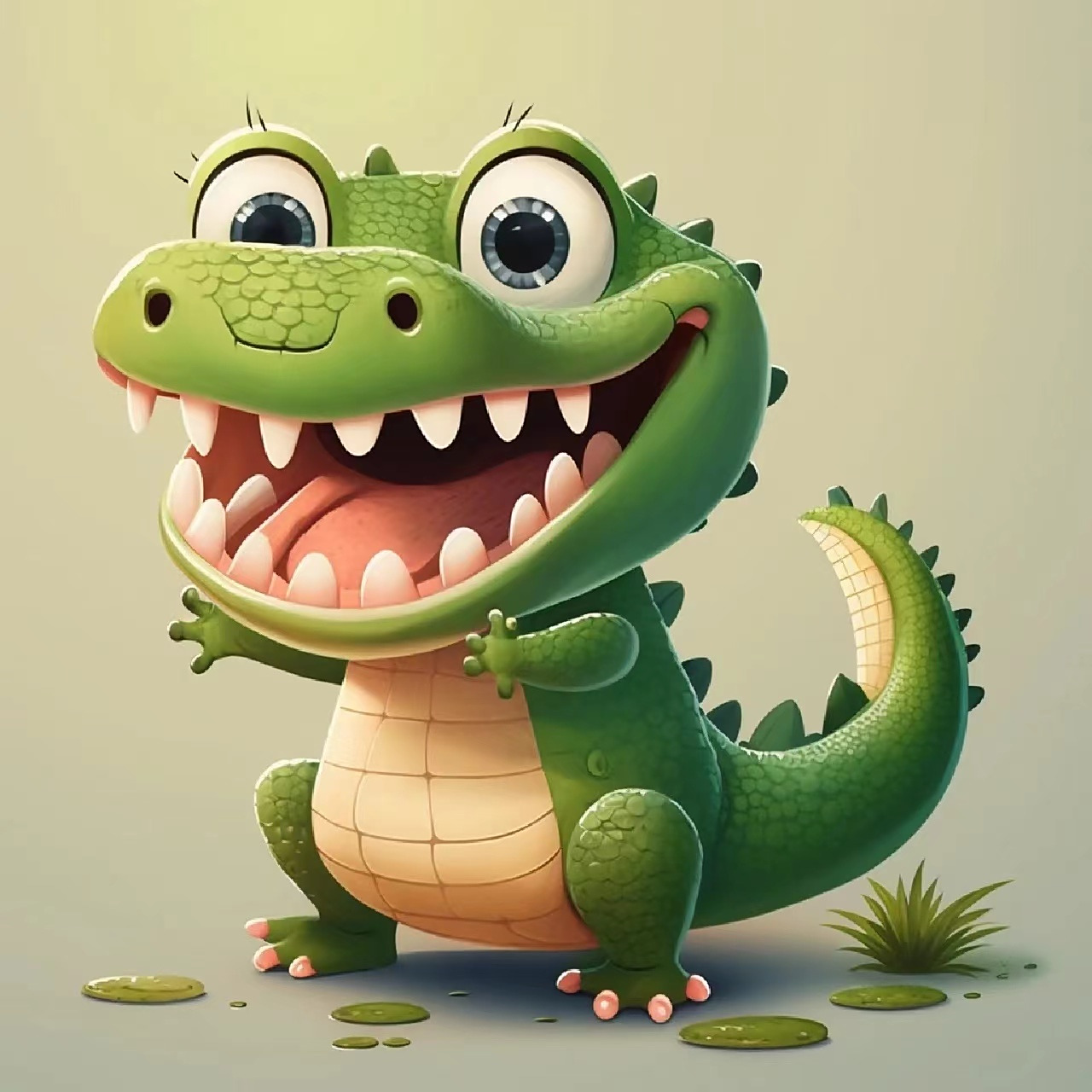 小可爱们,这里有一些可爱爆棚的小鳄鱼头像等你来选,会让你爱不释手哦