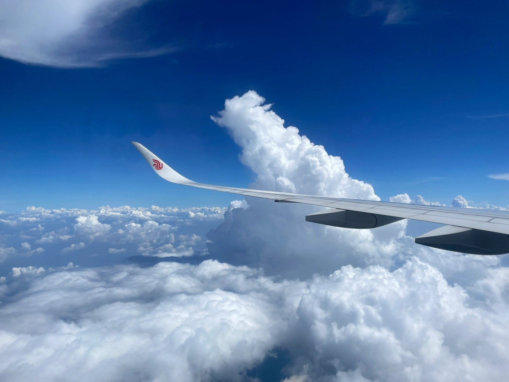 飞机空中照片实拍图片