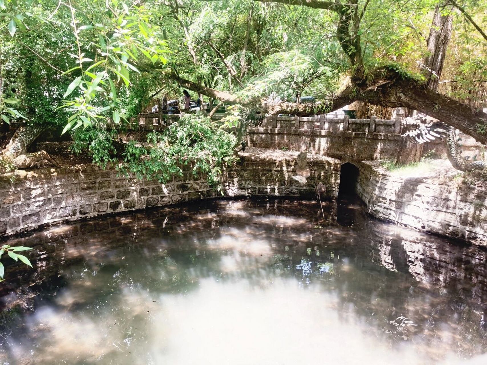 滇源青龙潭 92滇源青龙潭位于云南省昆明市盘龙滇源镇白邑村,是盘龙