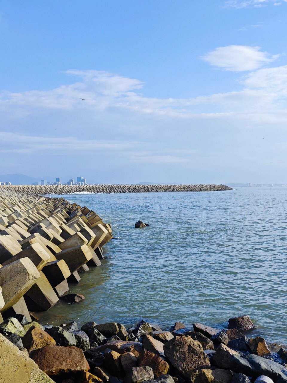 长乐的多个海边 南澳海滩→十七孔→东湖数字小镇→南山生态公园环形