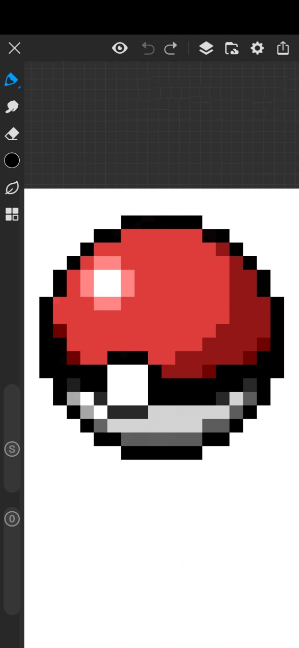 像素画_精灵球篇(第一期) 🌟普通球:最基础的一类精灵球,适用于大