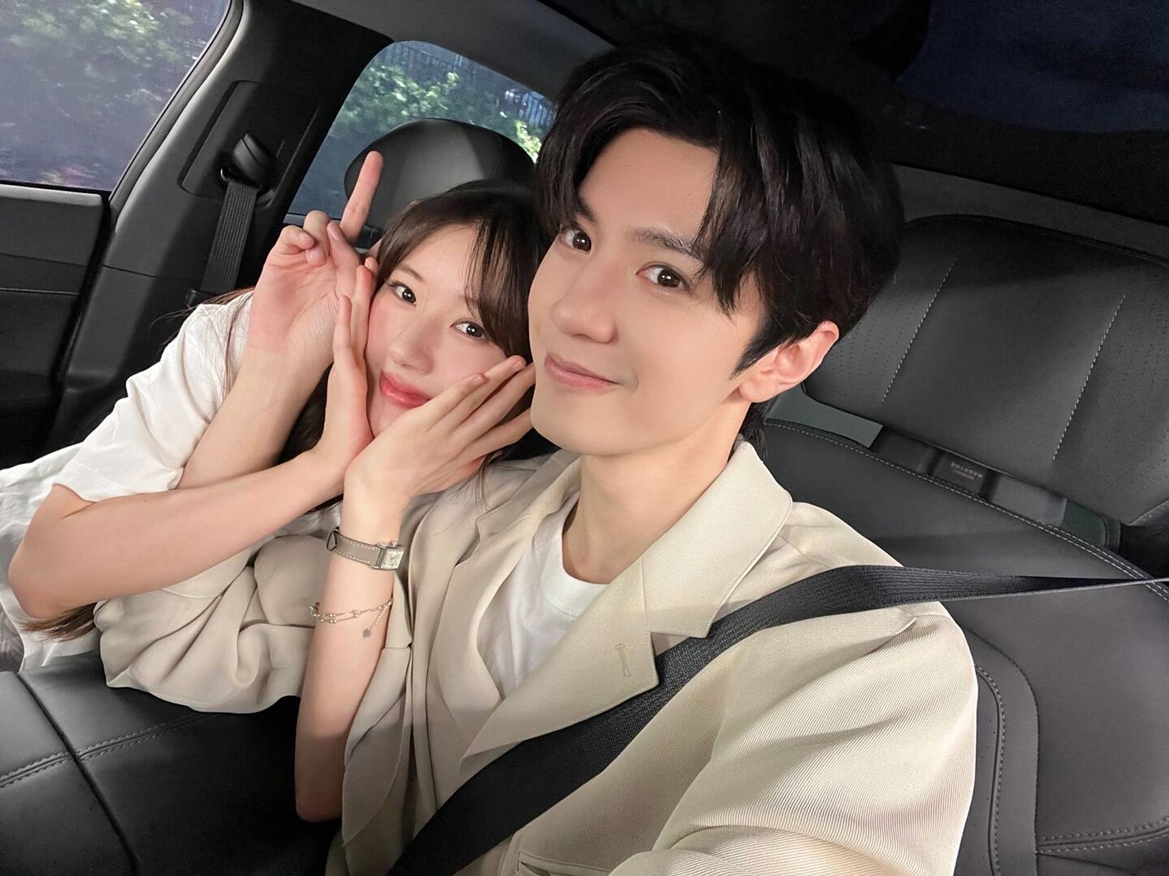 今晚段嘉许恋爱了桑稚吃糖很甜 #赵露思# #陈哲远