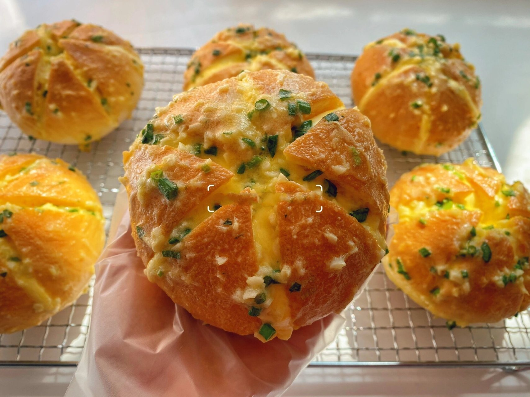 这个方子逆天好用6015网红蒜香爆浆奶酪面包97 今天制作了一款