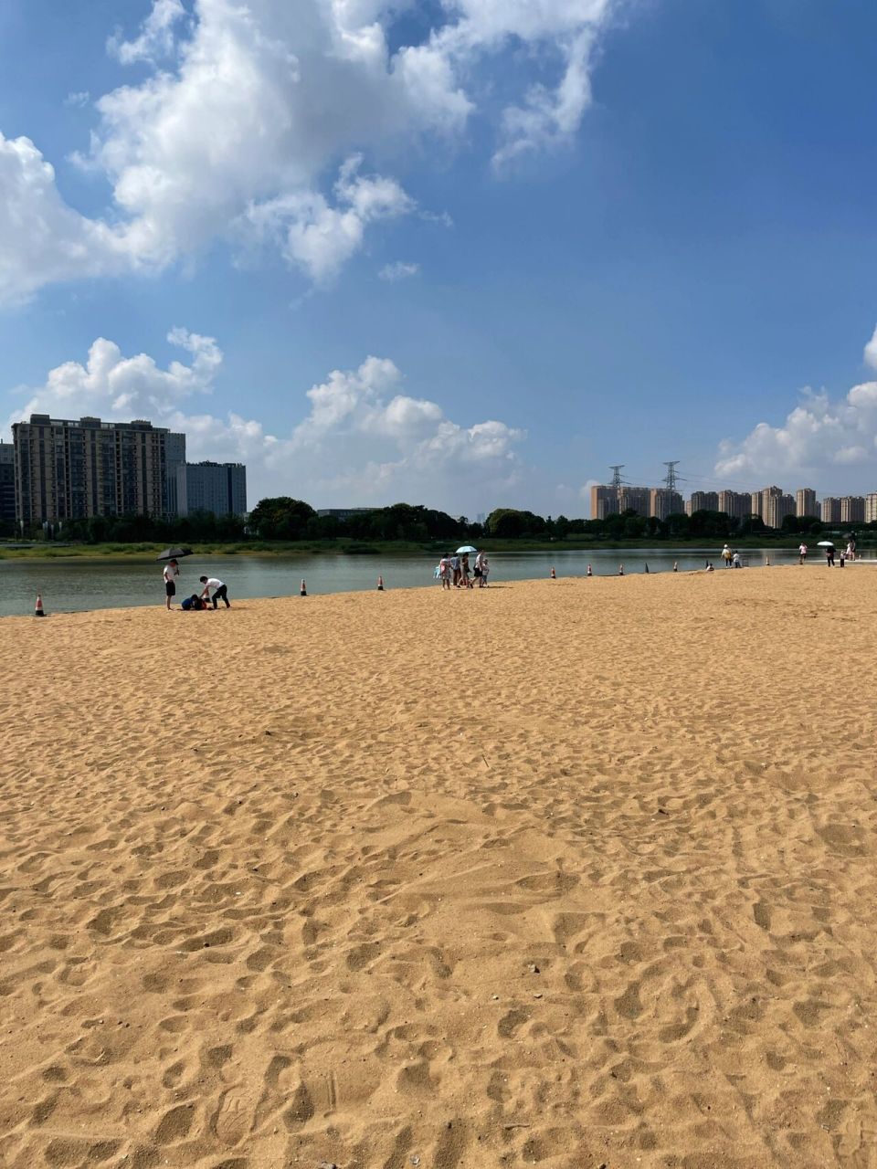 杭州金沙湖沙滩图片