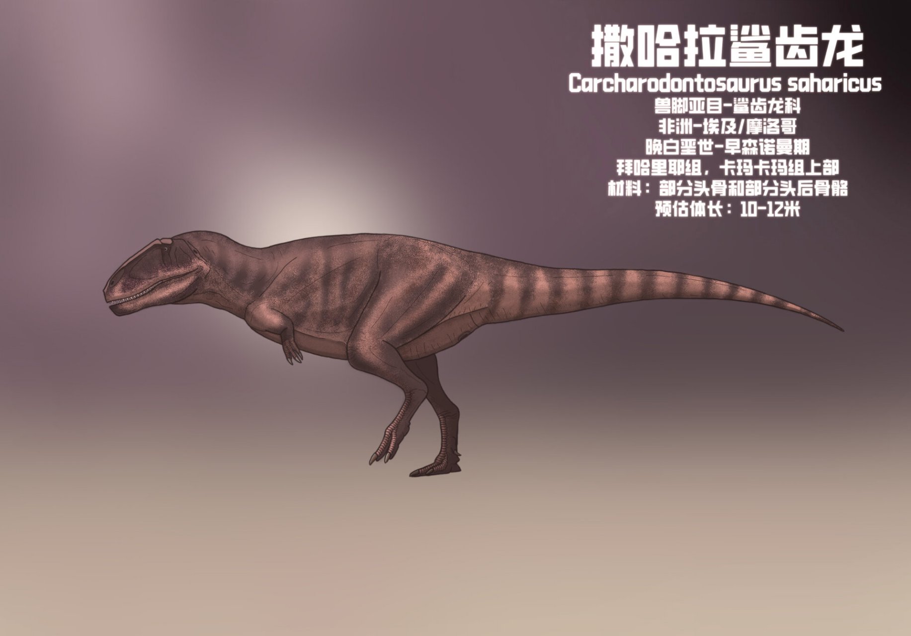 同时配上了童年最爱的《恐龙星球》中的鲨齿龙配色 完成的一个个人较