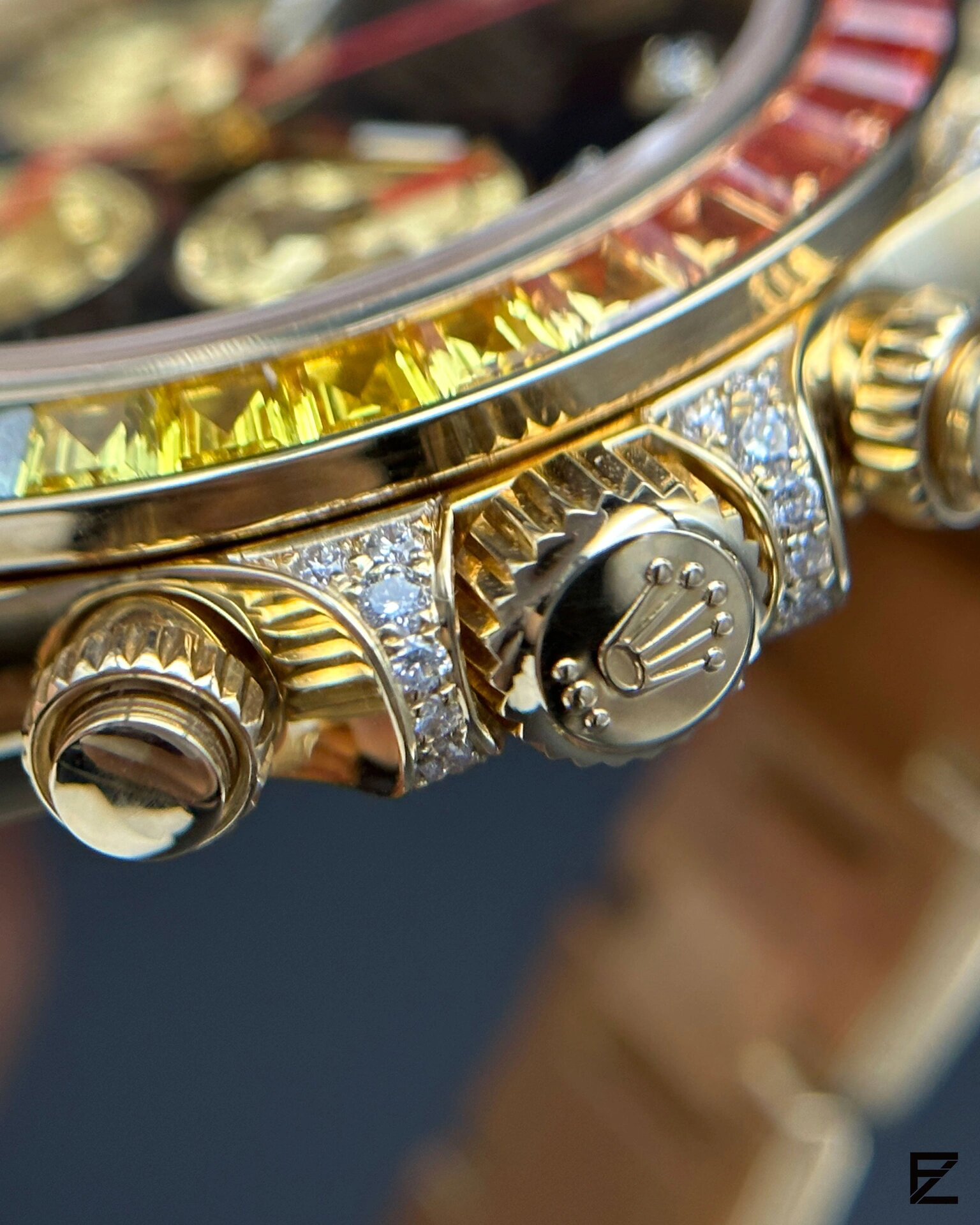 rolex daytona劳力士迪通拿彩虹黄金迪 zif remould 提供高端腕表技术