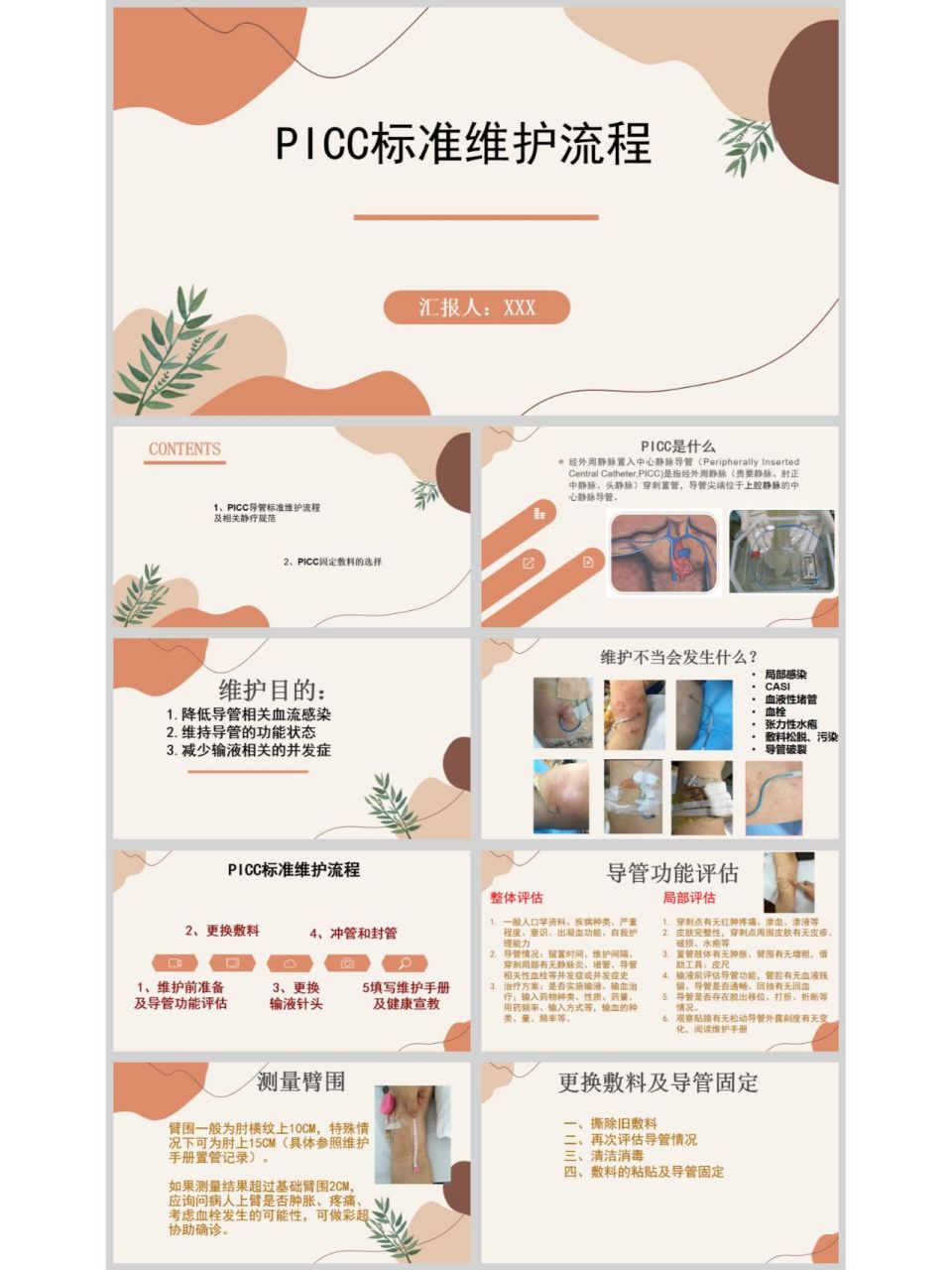 护理ppt | picc标准维护流程78 内容可修改,有需要的可私94课件不