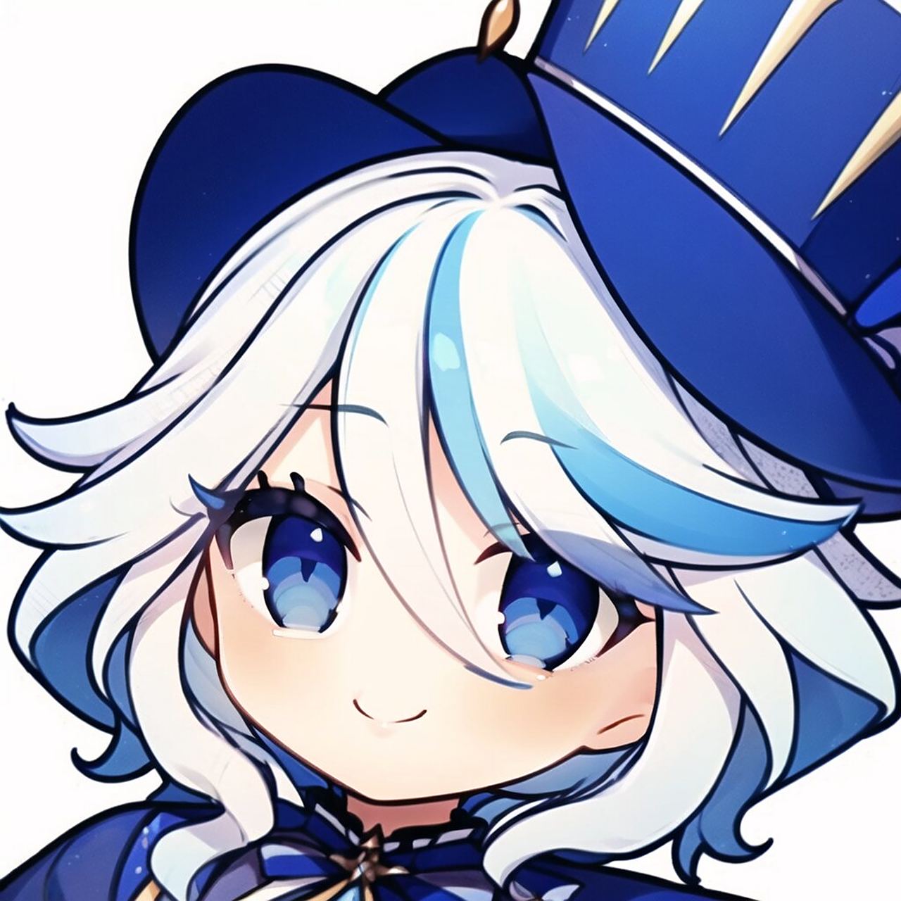 芙宁娜q版头像 我芙,永远的水神!