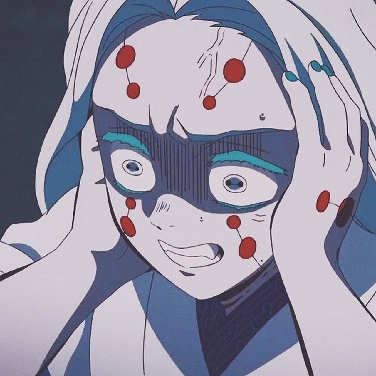 鬼灭之刃:那田蜘蛛山拼凑的家人头像 下弦之伍·累与妈妈,姐姐们