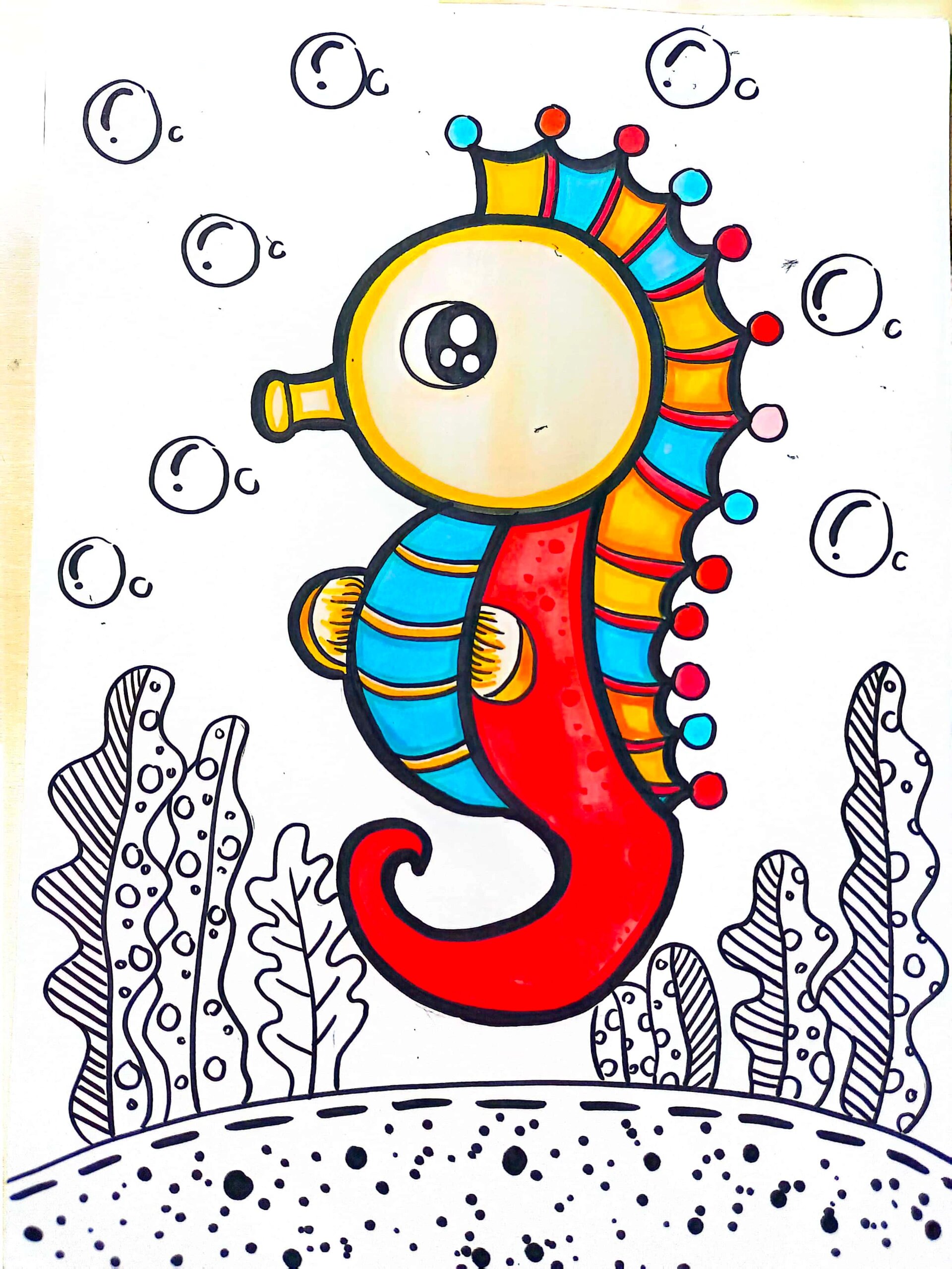 96166155661546615|海马‖简笔画