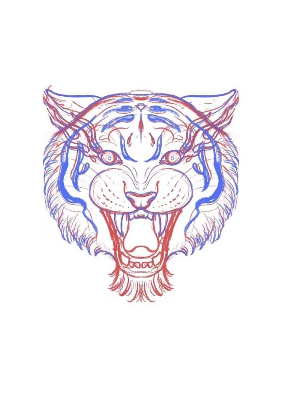 虎头绘画教程