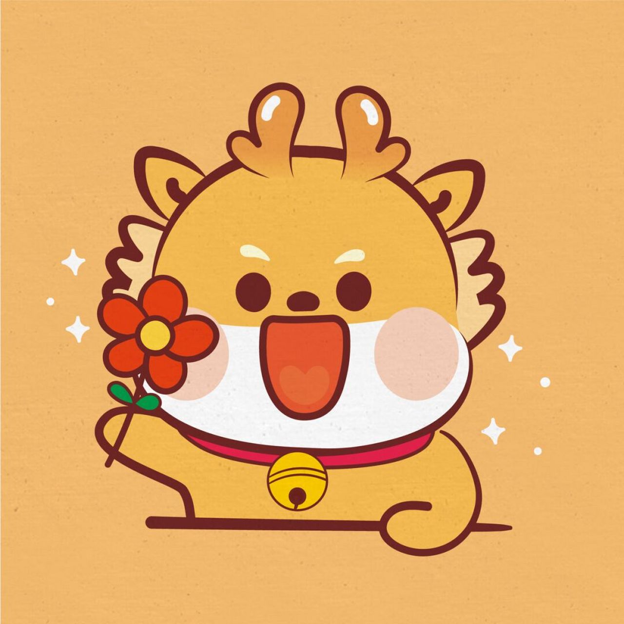 小飞龙ip卡通形象头像分享 小飞龙ip卡通形象,治愈系ip,元气满满,活泼