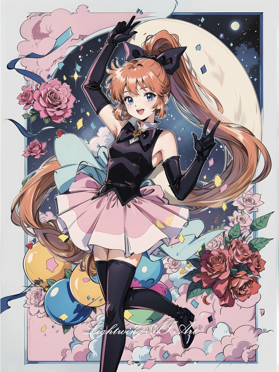 tail94圣少女 羽丘芽美 这个角色模型真的好难还原 前前后后测了80