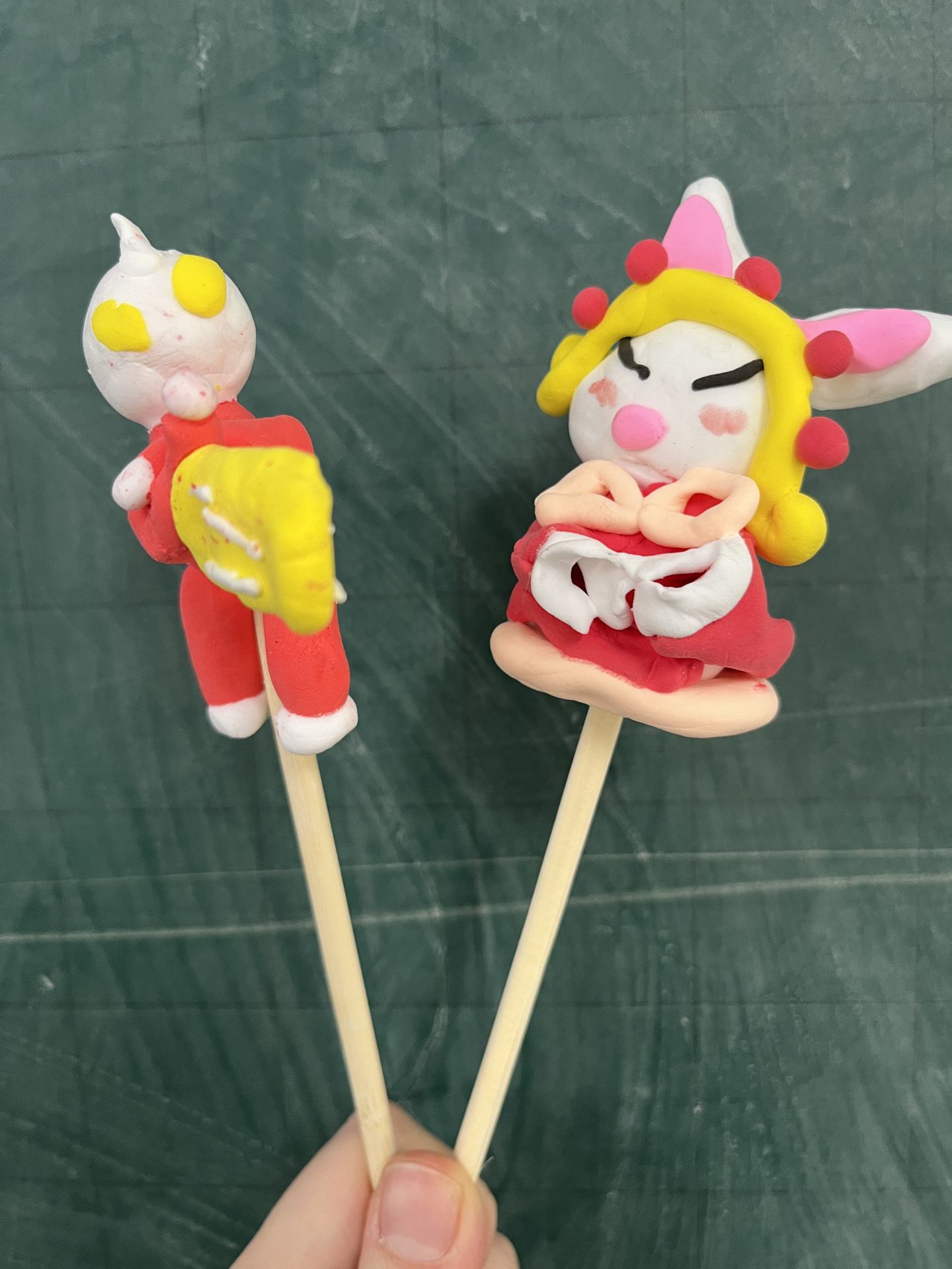 三年级·上册《民间面塑》学生作品 96哇哇哇这节课上完可以出门