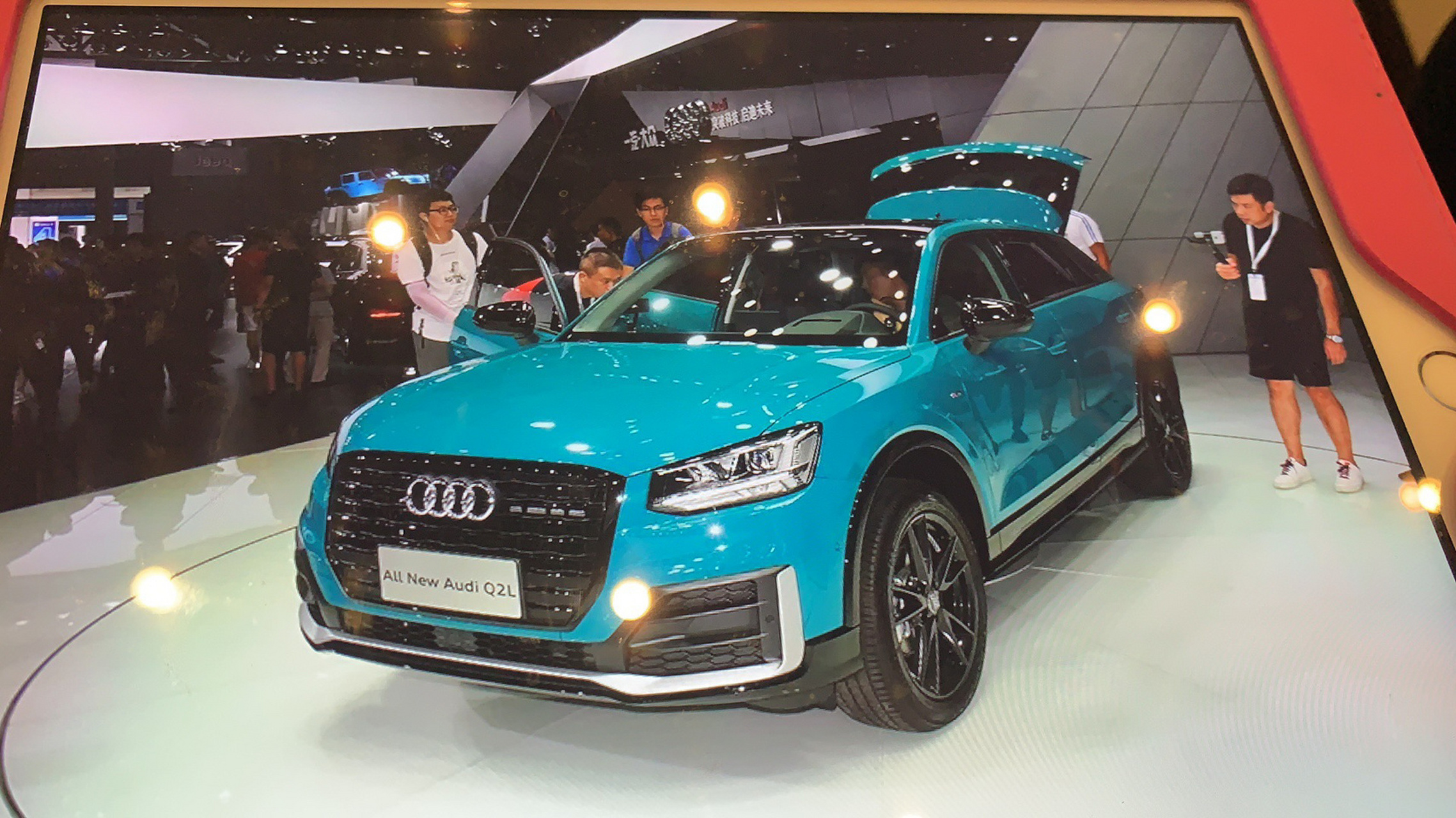 奥迪q2l|提车经验分享-凯拉什蓝 [微笑]型号:奥迪q2l(具体是啥我忘了