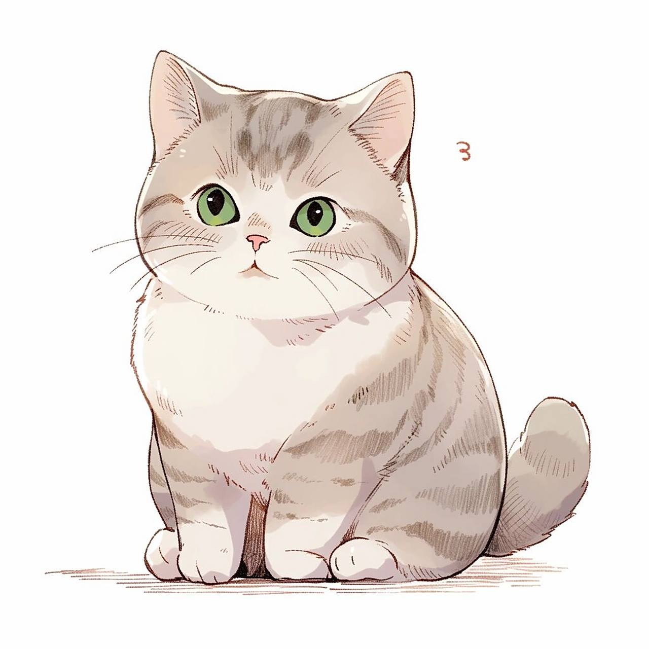 ai绘画每日练习 主题:银渐层 跟我家小绿一毛一样 #可爱猫咪# #喵星人