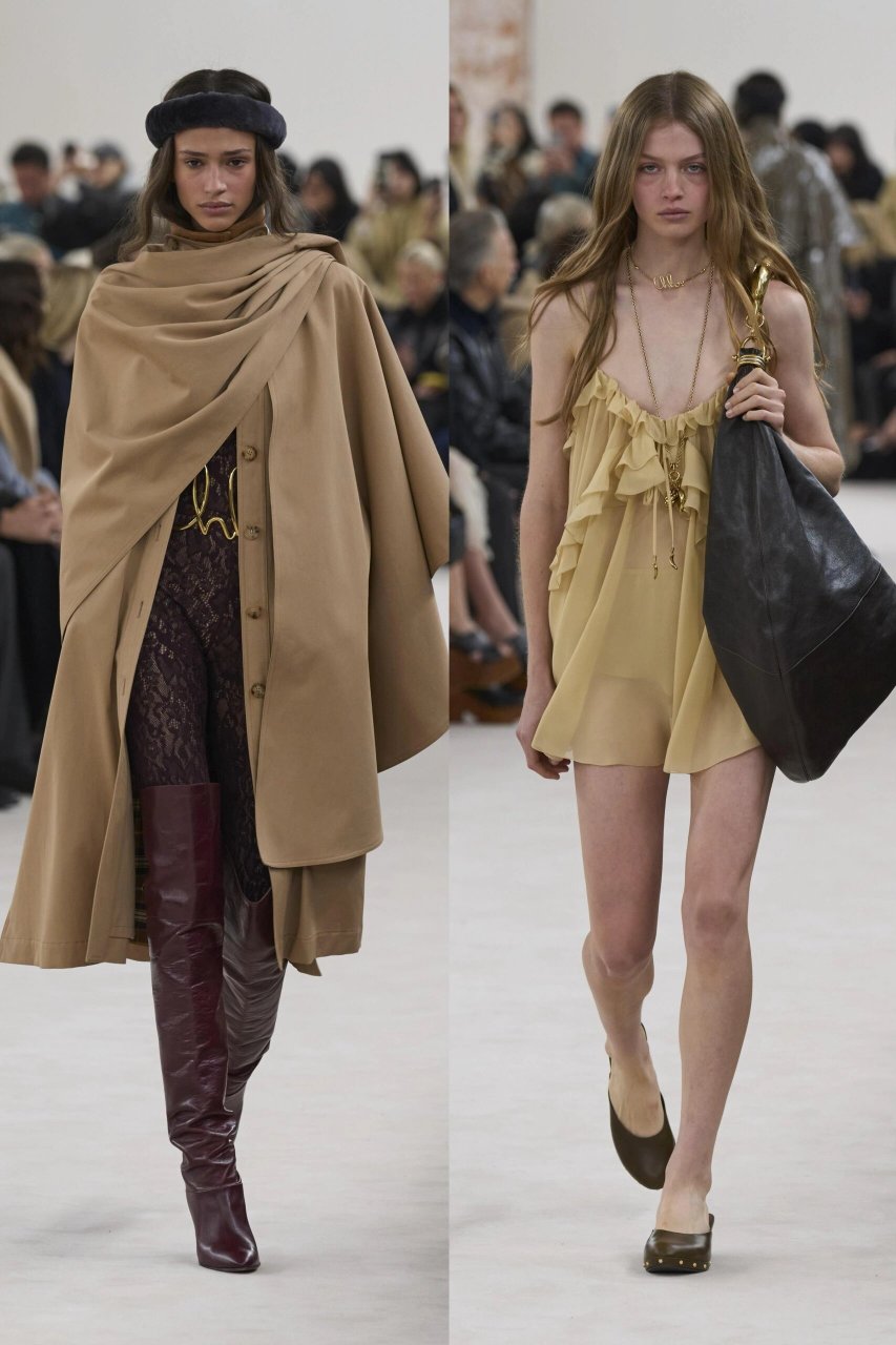 时装周群聊丨chloé蔻依2024秋冬女装 2024秋冬chloé波西米亚狂想曲