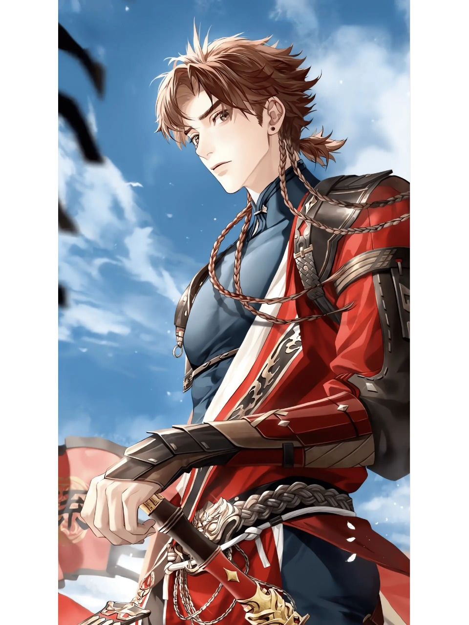 代号鸢 孙策 cg抠图素材 高清cg是自修的,要抠图素材或者修复图的姐妹