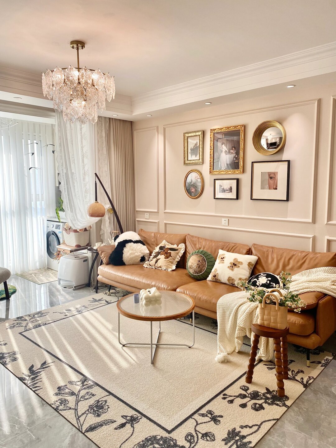 这也是我家最成功的选择 墙面用了暖色色彩和谐装修