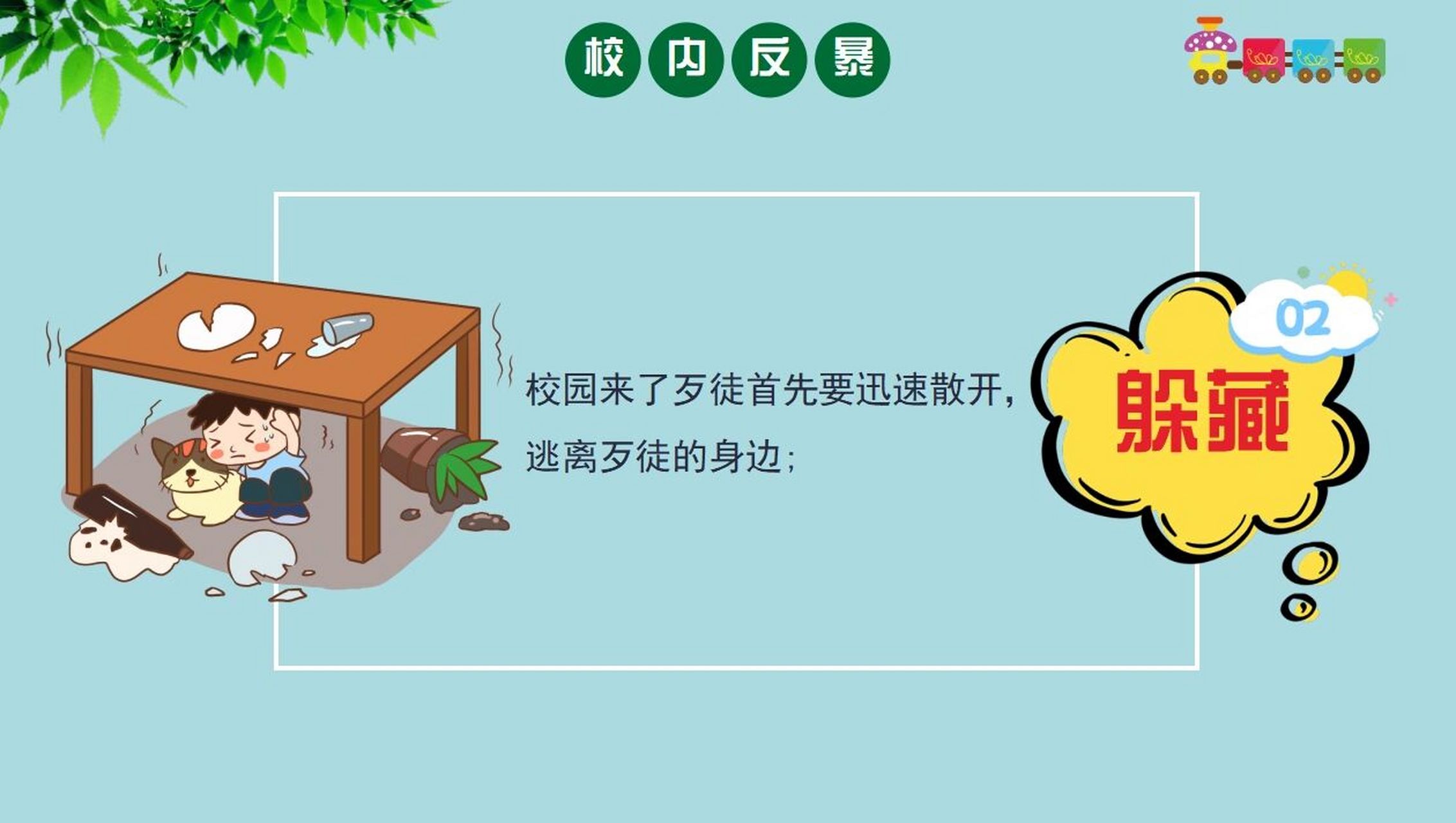 小学幼儿园反恐防暴ppt