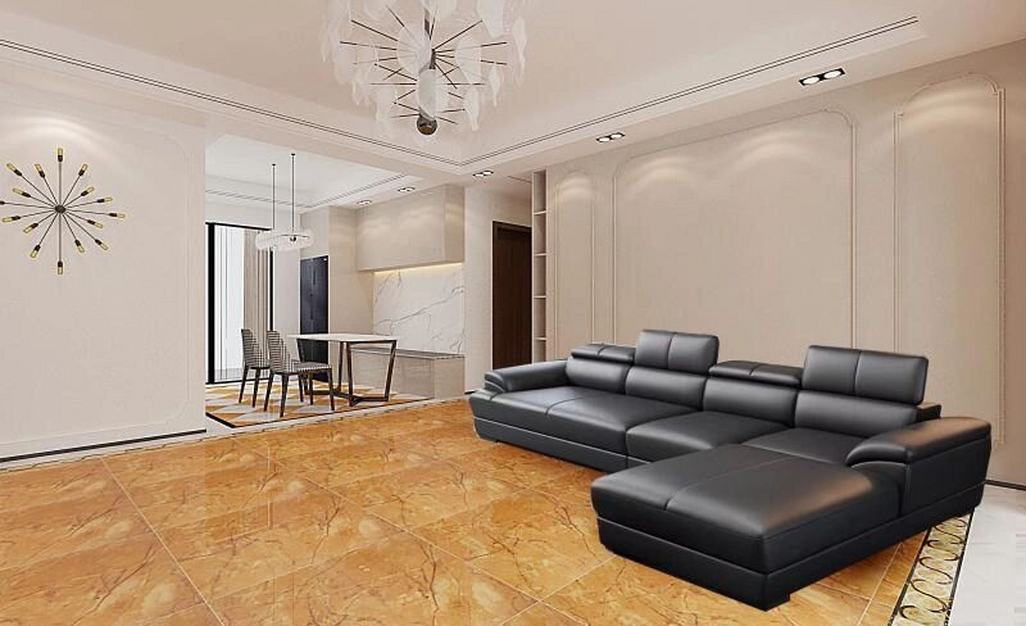 预算有限,不想砸地板,但是这种黄黄的砖适合什么颜色的沙发呢