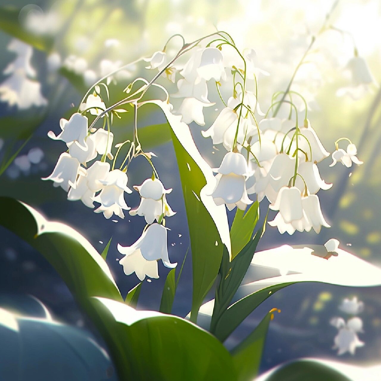 92头像,铃兰花,来自远方的祝福 风吹过 你听到我对你的祝福了吗