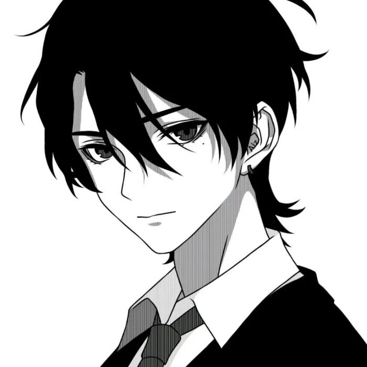 动漫黑白男头!超帅! 高清图可私信直接领取哦.