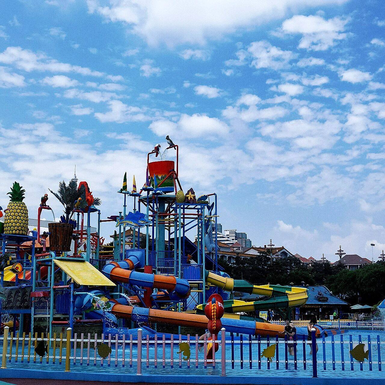 东北小三亚61锦州东方欢乐王国水世界98 这里有难得的有山有海的