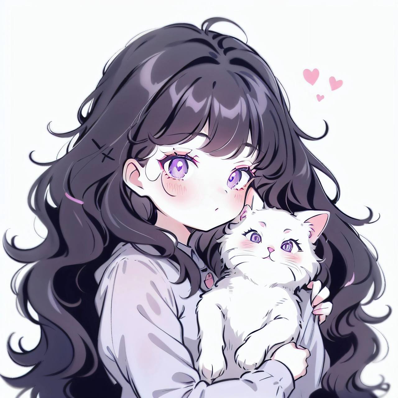 抱抱可爱的小猫|闺蜜头像|可爱