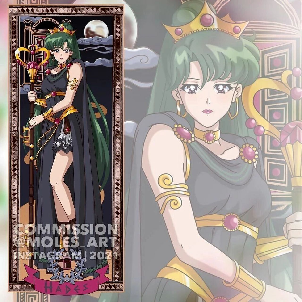 美少女战士 水手变身外部战士神话女神重绘 93美少女战士eternal