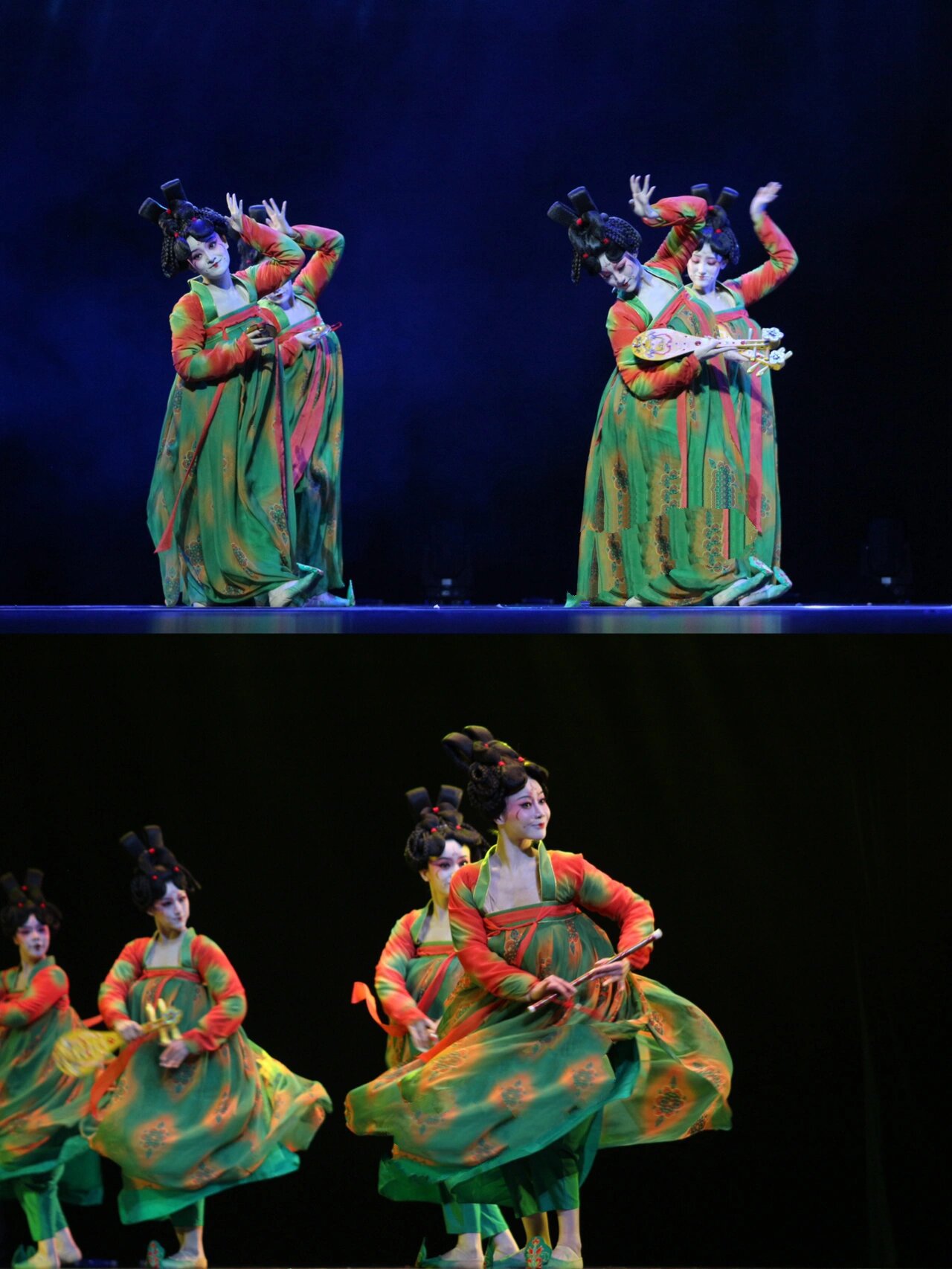 舞剧《唐宫夜宴》剧照 最近热播的电视剧我们这十年 刚结束的 以舞蹈