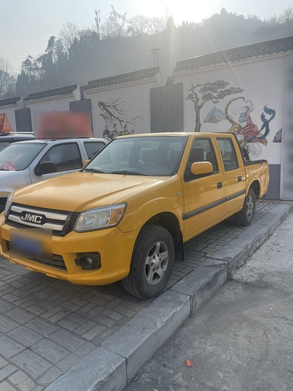 16年江铃工程黄皮卡,车况精品,审车遥远