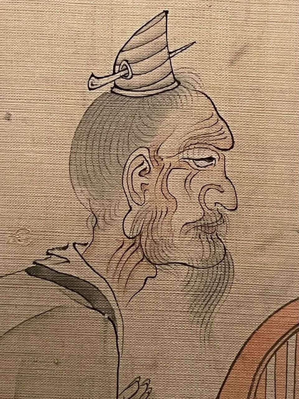 高古奇骇 香草美人 陈洪绶的线描人物画 陈洪绶 国画人物线描 高士