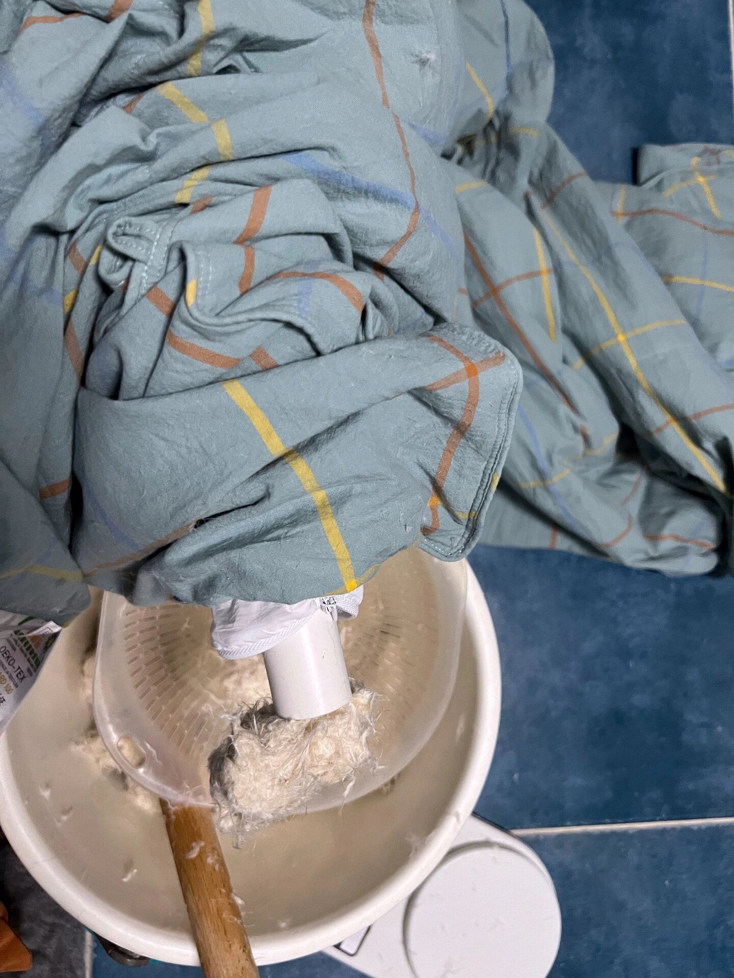 旧羽绒衣不穿衣服自制羽绒被怎么做流程分享 1.网上2*2.