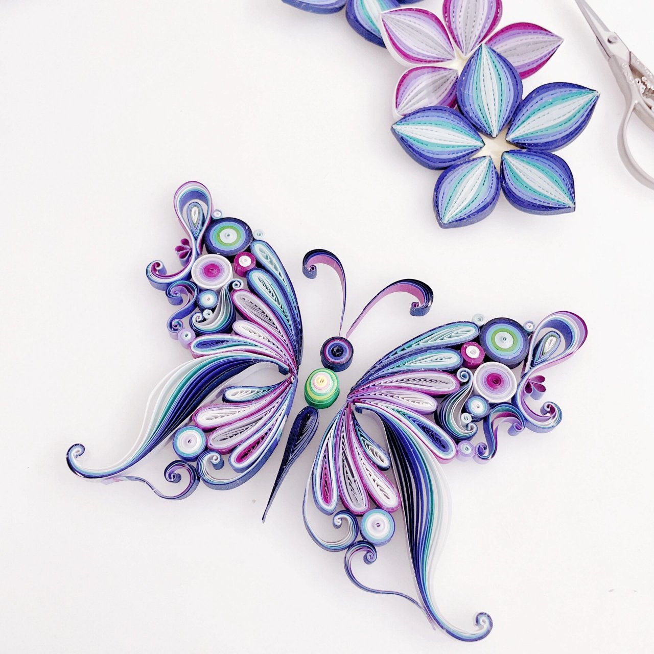 挑战全网最美衍纸蝴蝶03 把你认为最美的原创衍纸蝴蝶发出来吧!