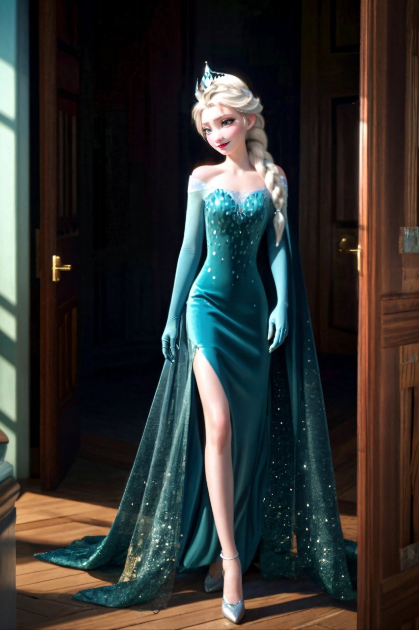 冰雪奇缘艾莎公主第二期 前三张是写实风,后五张是动漫风,大家喜欢