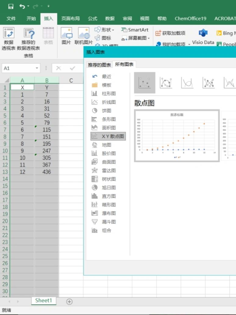 excel画拟合曲线图图片