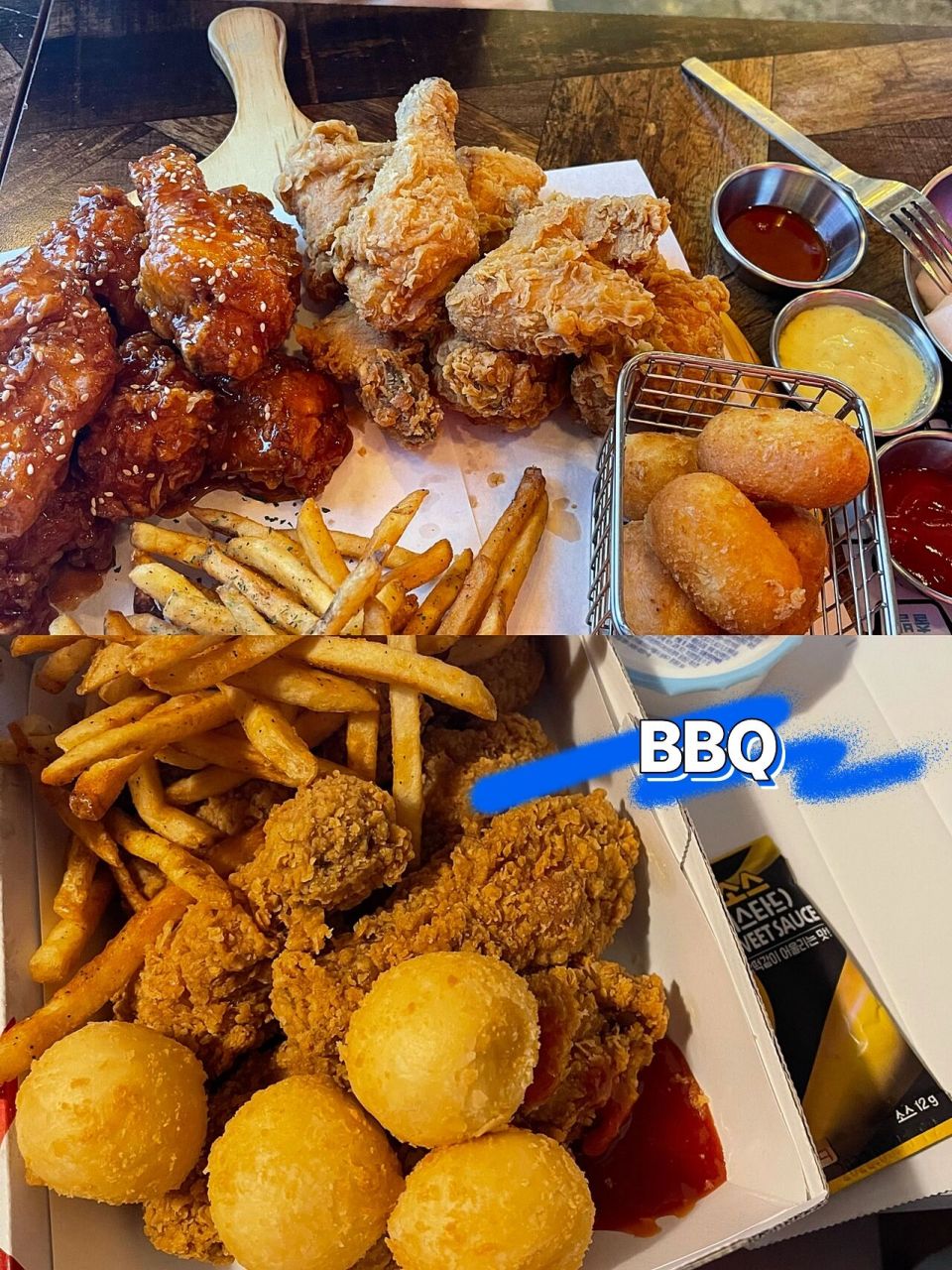 9693韩国炸鸡大测评9591 bbq:到韩国吃的第一次炸鸡就是他家