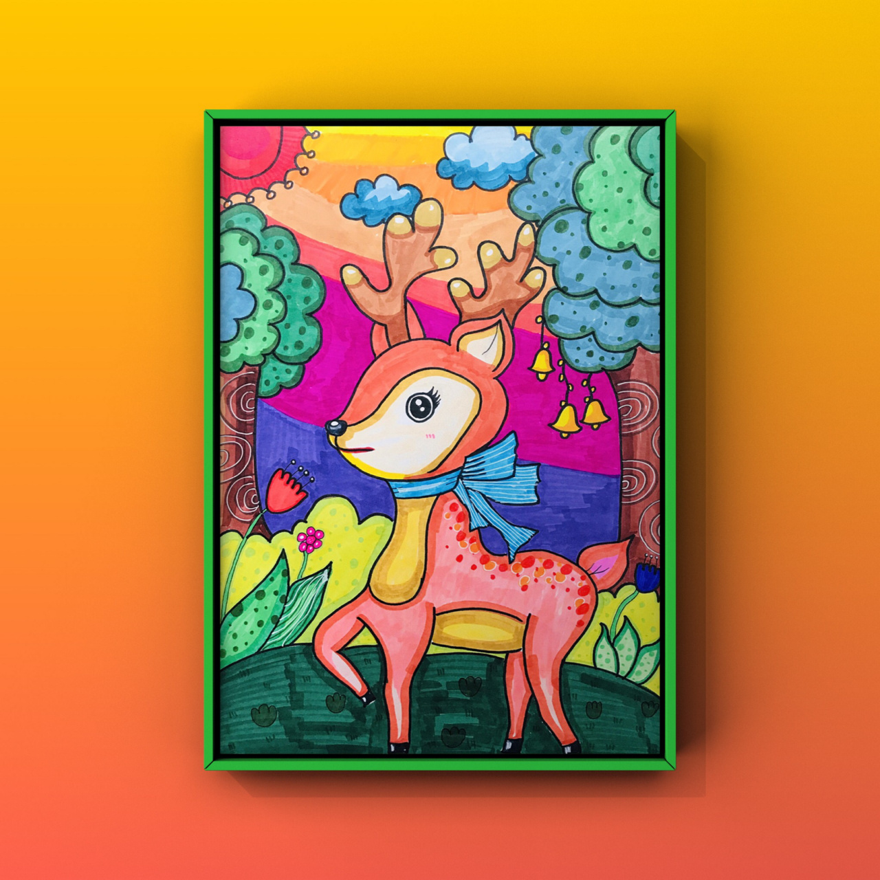 有趣的画 99:a3纸 马克笔