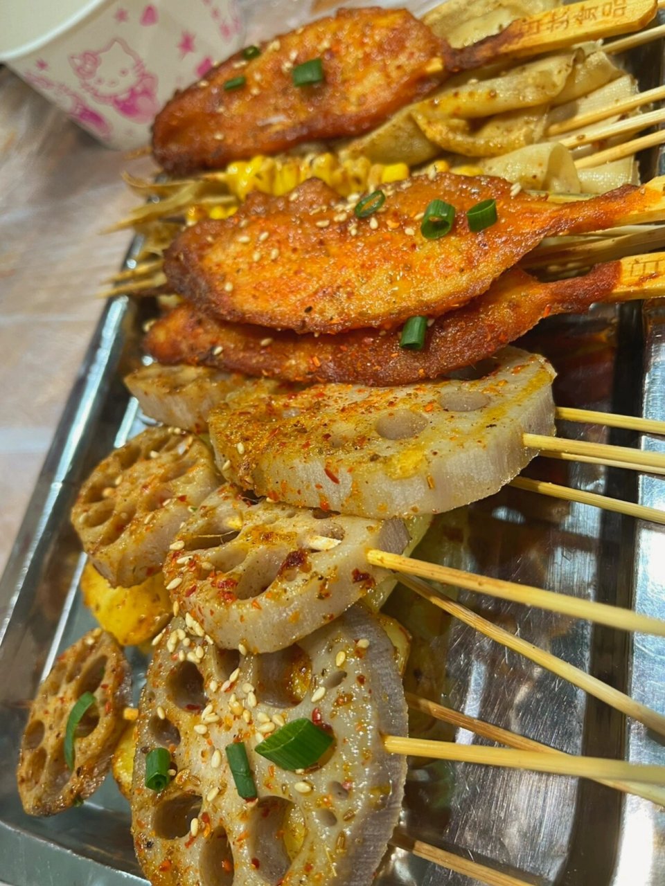 烧烤之最——油炸米豆腐 烧烤虽然大同小异 但不同的地方总会有特别的