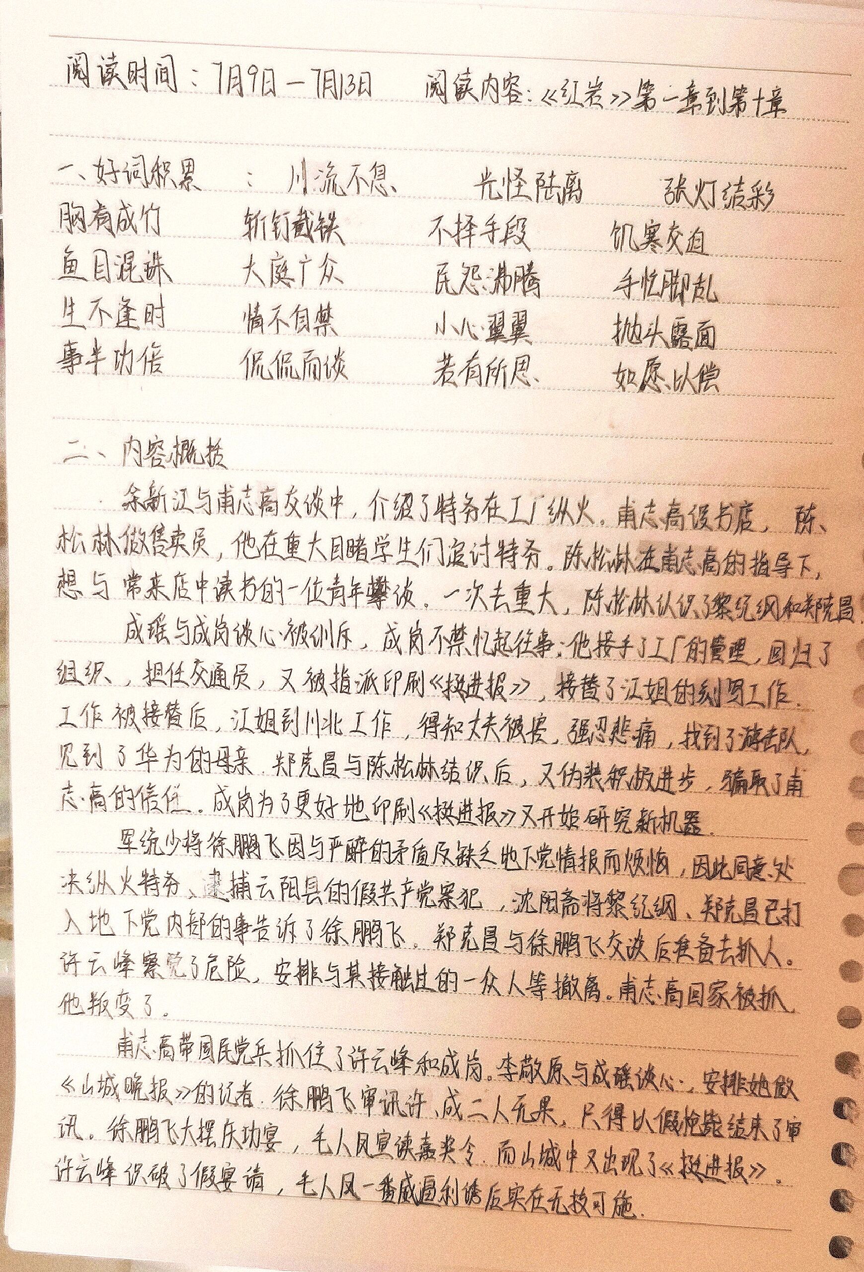 《红岩》阅读笔记