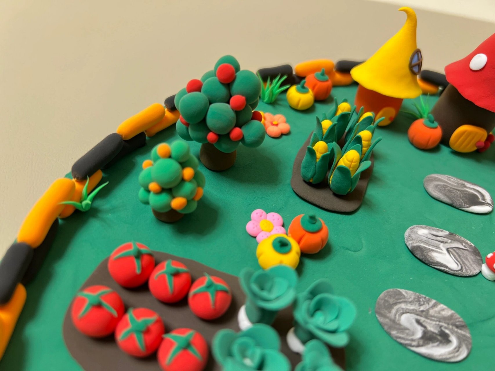 超轻黏土小菜园 历时2天竣工